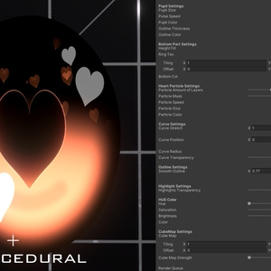 Heart Eye Shader - VRChat