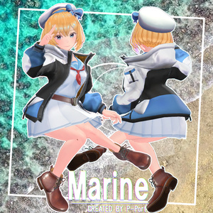 ｢ Marine ｣ 3D avatar for VRChat 缩略图 2