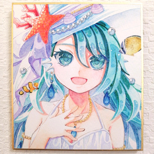 【ミニ色紙】人魚姫の魔女