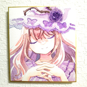 【ミニ色紙】いばら姫の魔女