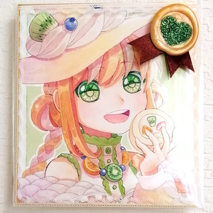 【ミニ色紙】Roll cake