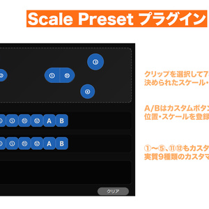 Premiere用 ボタン一つで位置とスケール調整 エクステンション「Scale Preset Pro」