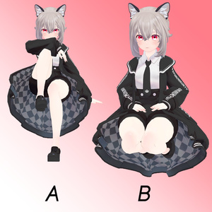 【Free】座ってるポーズセットVol2 缩略图 2
