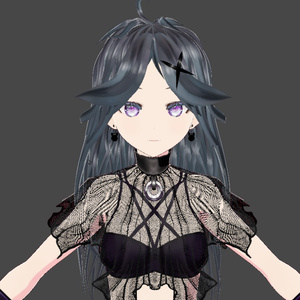 (VRoid/Free) Long Hair