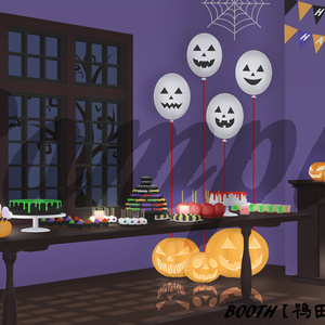 【背景イラスト】ハロウィン