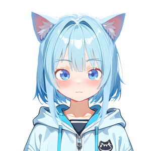 AVtuberモデルデータ 【あおい猫】フルセット