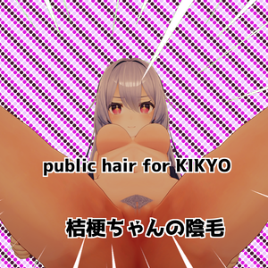 桔梗ちゃんの陰毛テクスチャ！