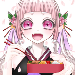 お花見弁当の素材✨ おはようVTuber/おはようVライバー/おはようVTuber素材/おはようVライバー素材/VTuber素材/Vライバー素材（透過素材）