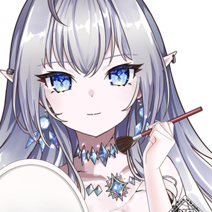 メイク中！な素材💄✨ VTuber素材/Vライバー素材/おはようVTuber/おはようVライバー/おはようVTuber素材/おはようVライバー素材 (透過素材)