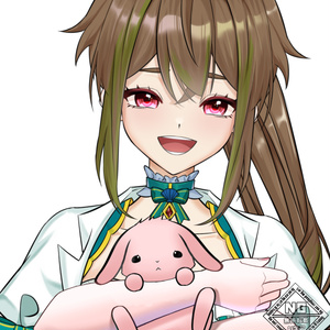 うさぎを抱っこ❣️な素材(2種類)🐰 VTuber素材/Vライバー素材/おはようVTuber/おはようVライバー/おはようVTuber素材/おはようVライバー素材 (透過素材)