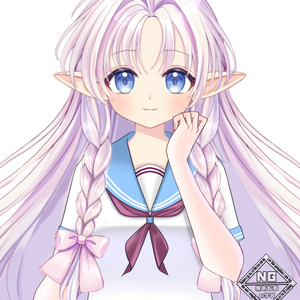 【VTuber素材】夏セーラー服の衣装素材【無償素材】(透過素材)