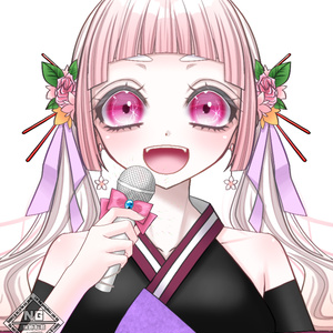 可愛いマイクを持つ手の素材🎤🎀💗【VTuber素材】【無償素材】(透過素材)