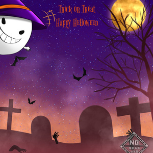 ハロウィン素材第7弾🎃ハロウィン背景素材③【VTuber素材】【無償素材】