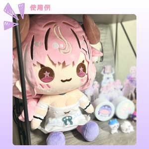 ぷち's FES 】10cm ぬい用 着ぐるみ 天使なねこ ぬい服【えれがんと