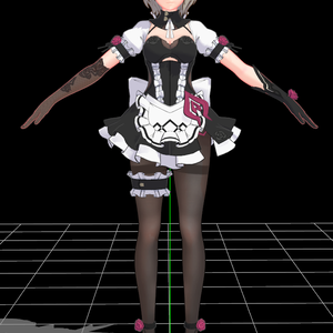 【崩壊3rd】リタ・ロスヴァイセ｜暗黒の薔薇【メイド服・素体追加】【MMD/PMX】