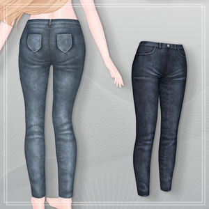 【11アバター対応】Nocturne Jeans ジーンズ衣装 缩略图 2