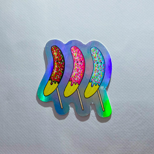 チョコバナナステッカー