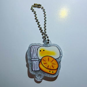 だいこん達つながるラメアクリルキーホルダー