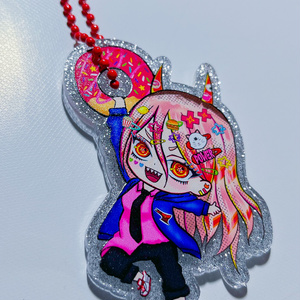 パワーデコラ アクリルキーホルダー