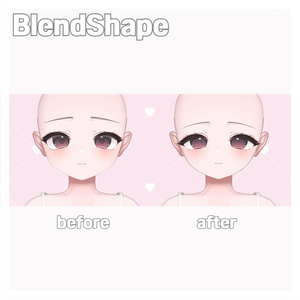 [輝夜/kaguya] Mellow Makeup&blendshape 缩略图 5