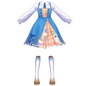 【Vroid用衣装テクスチャ】アリスのカジュアルウェア衣装セット