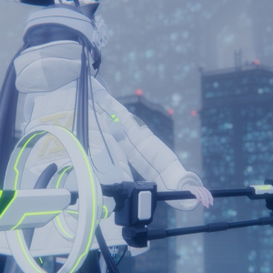 【VRChat想定】SFでサイバーな装甲飛行杖型ロッド 缩略图 5