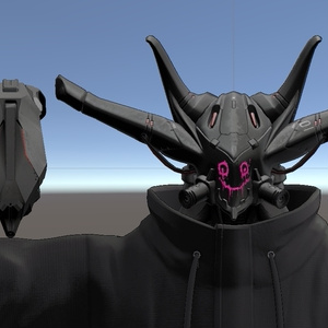 【VRChat想定】ジェラス専用アクセサリ【骸ノ面】 缩略图 3