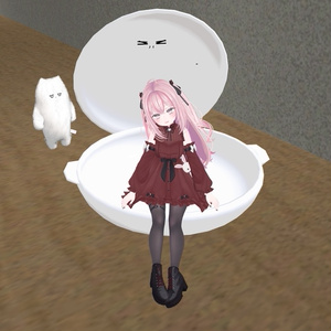 【ネコチヤン衣装】土鍋チヤン【土鍋ギミックセット】VRC 缩略图 3