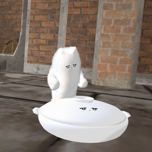【ネコチヤン衣装】土鍋チヤン【土鍋ギミックセット】VRC 缩略图 2