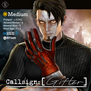 【オリジナル3Dモデル】Callsign:[Gifter]