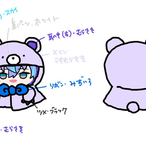 ぬい服】10cmマスコット用 ツイードチェックセット - Poche - BOOTH