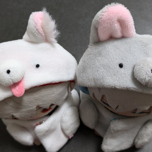 うさみみケープ(10cm・12cm・ちびぐるみ・にじぱぺっと・ちみけもます