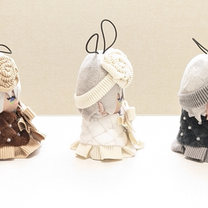赤］にじぱぺっと ぬい服 ぬい帽子 ネコ耳 ヘッドドレス 10cm