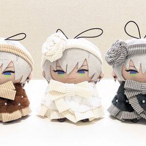 にじぱぺっと用ぬい服 ピンク×ホワイト＆ブラック ワンピース