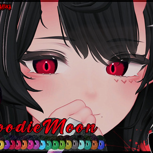 [Uruki / Sio / Manuka] [Bloodie Moon Eye texture + Emission]