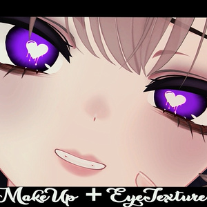 【8アバター対応 /8Compatible Avatars】🎃[FatalLove, EyeTexture +MakeUp]🎃 缩略图 2