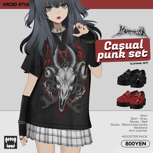 カジュアル ファンク セットアップ Casual Punk Set-up [VRoid]