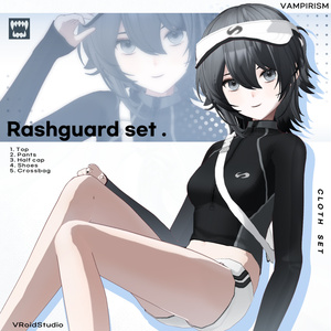 Rashguard swimsuit set [VRoid]