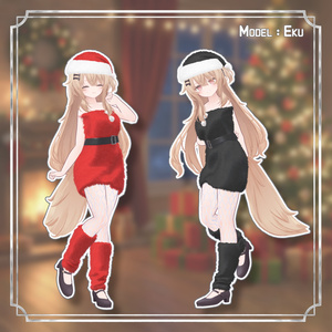 【無料】サンタドレス - Santa Dress -【VRChat想定】 缩略图 2