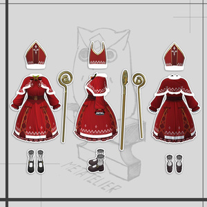 聖夜の神事服（サンタセット）/Ritual Clothing for Holy Night (Santa set)【META TELIER】