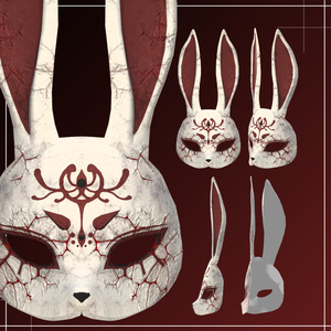 朽ちた兎のお面 / Decayed Fox Mask 【META TELIER】 缩略图 4