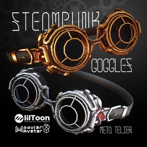 Steampunk Goggles "Bronze Vein" [META TELIER]