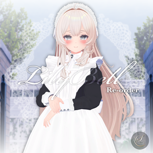 [46アバター対応] クラシックメイド服”LilyBell Re-order” #スイセレ