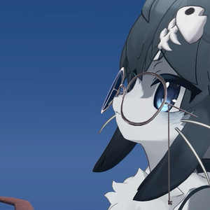 【Chalo想定】3Dモデル おさかなメガネ 缩略图 4