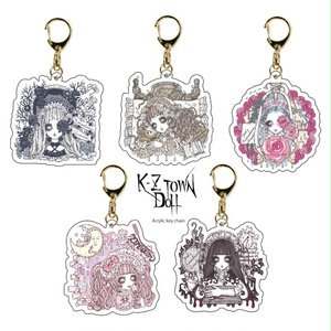 アクリルキーホルダー*森の中のドールハウス