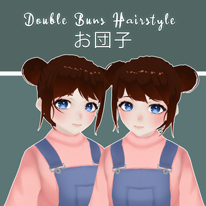 お団子||Double buns Hairstyle