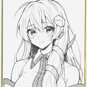 十六夜咲夜☆東方Project色紙直筆イラスト - ちきたま商店 - BOOTH