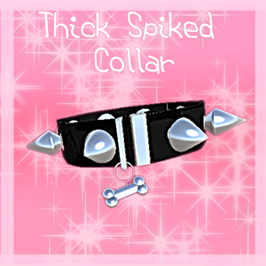 Thick Spiked Collar