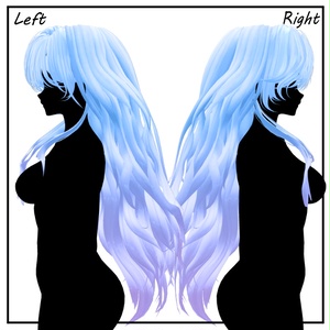 Sale Melling " Rofan Wave hair " 【8アバター対応 🖤 Liltoon / VRChat】 缩略图 6