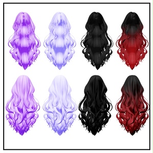 Sale Melling " Rofan Wave hair " 【8アバター対応 🖤 Liltoon / VRChat】 缩略图 10